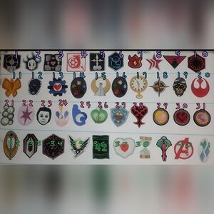 Novelty Embroidered Patches 3 for 10$